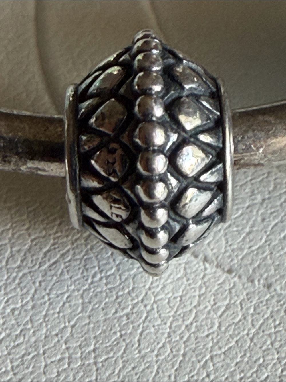 Authentic Pandora Inner Strength charm Silver - Picture 3 of 3